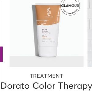 Color Depositing Hair Mask—adds golden honey tones to brunette or blonde…